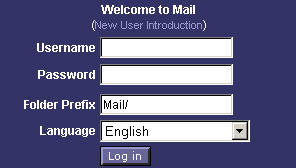 Webmail login